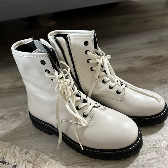 Thursday Boots Combat Boots White Size - Main Image